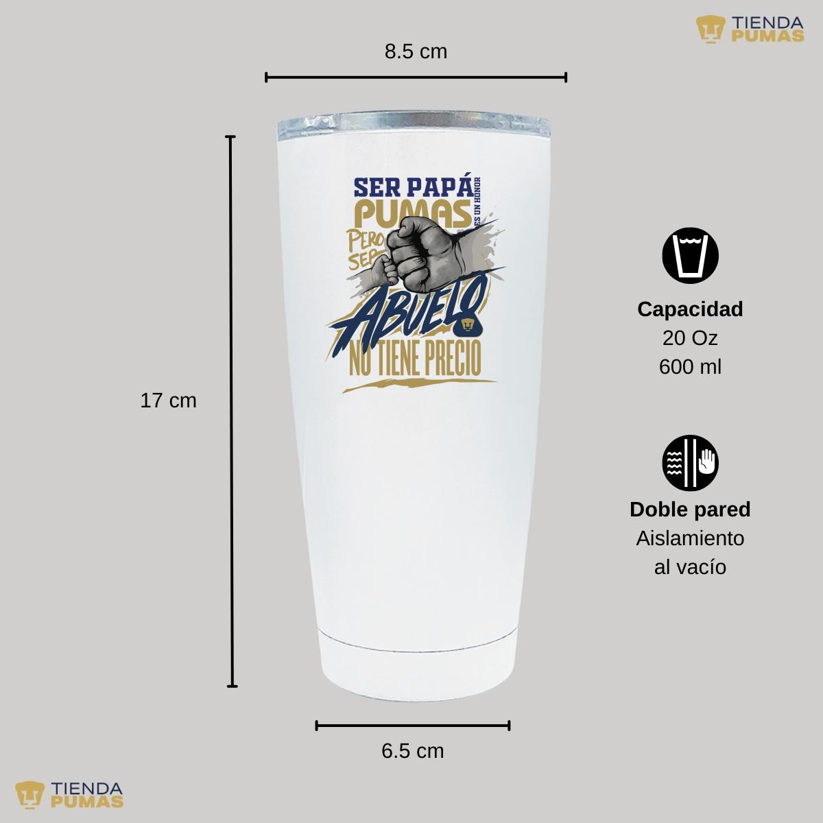 Termo 20 Oz Pumas UNAM Ser abuelo