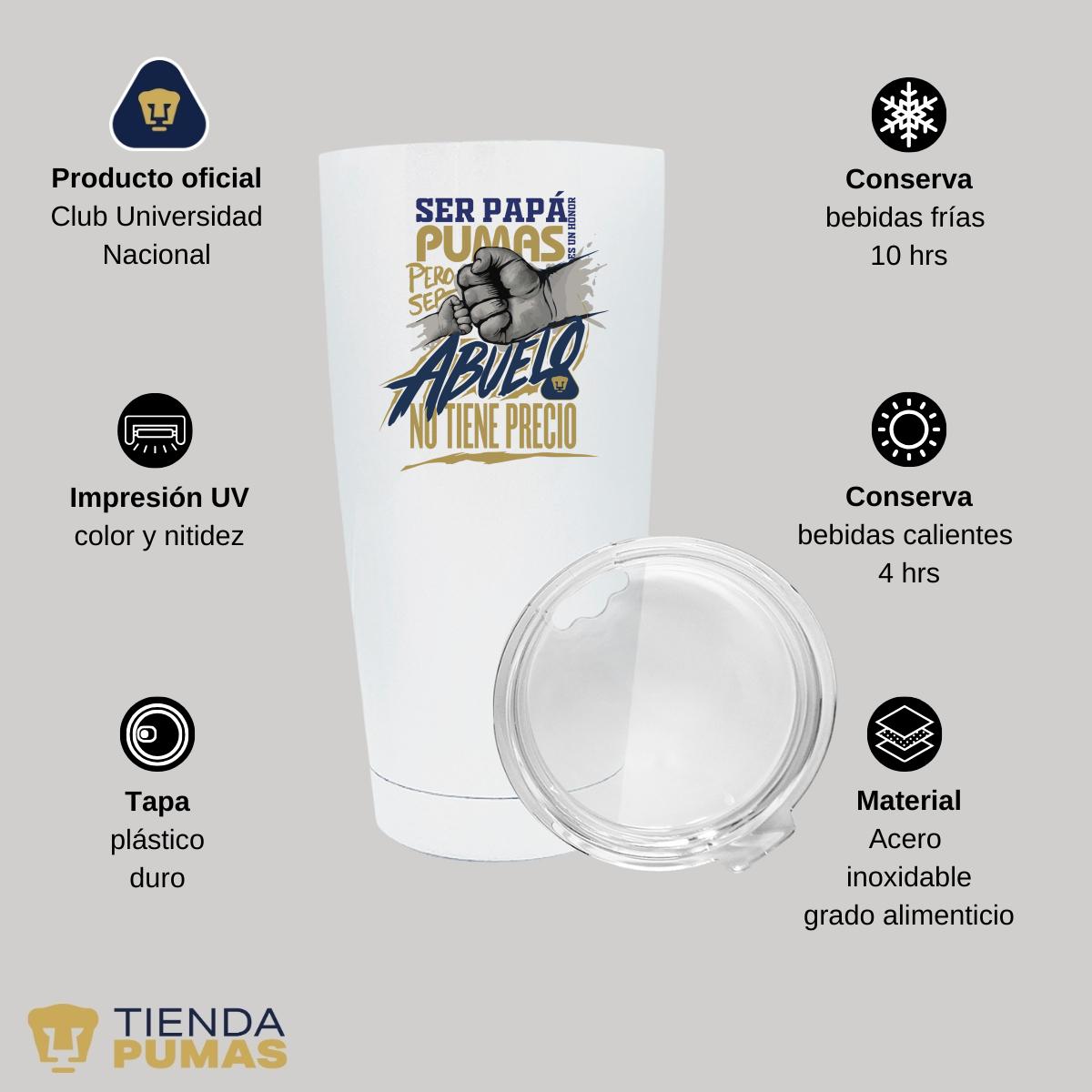 Termo 20 Oz Pumas UNAM Ser abuelo