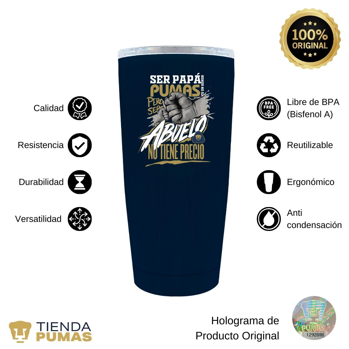 Termo 20 Oz Pumas UNAM Ser abuelo