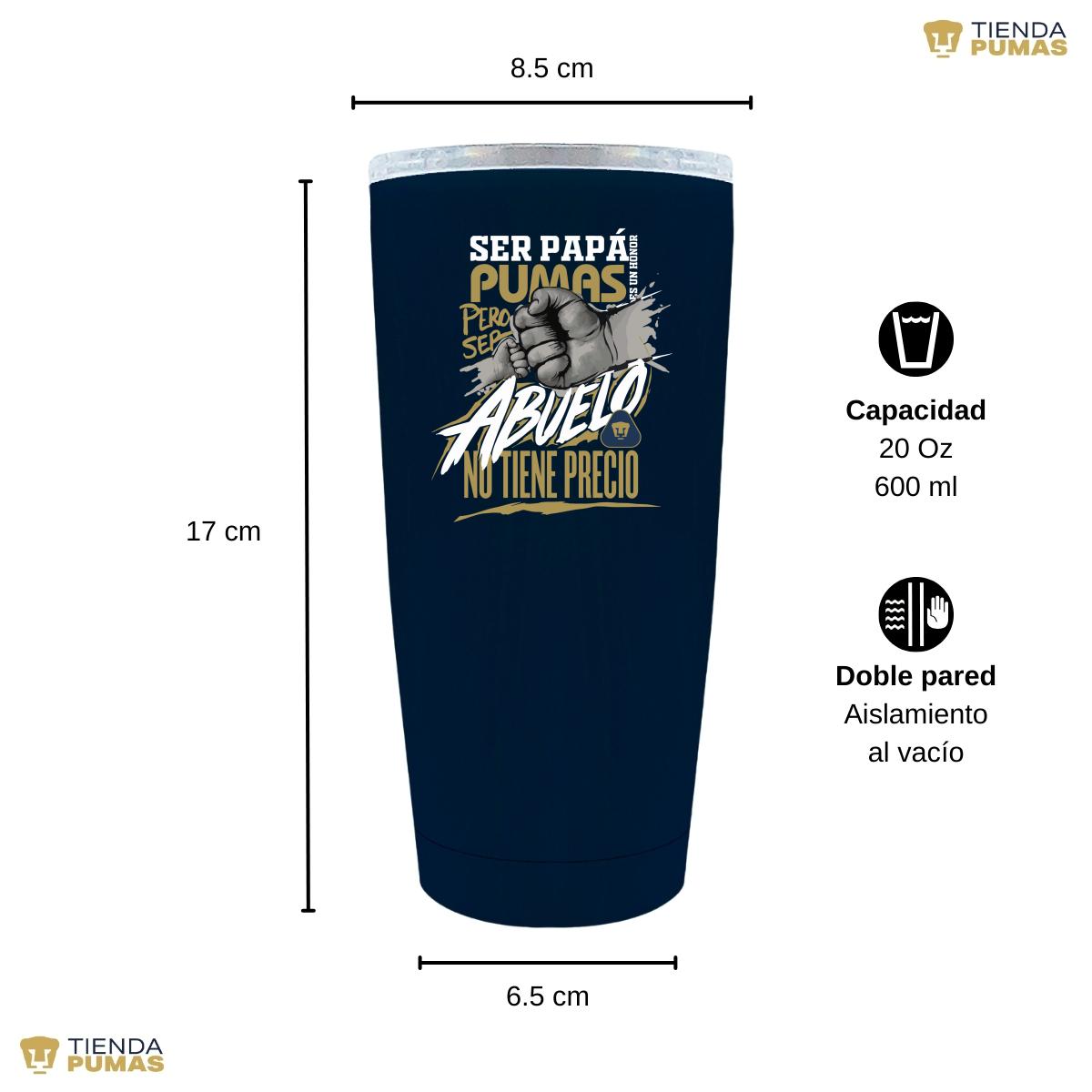 Termo 20 Oz Pumas UNAM Ser abuelo