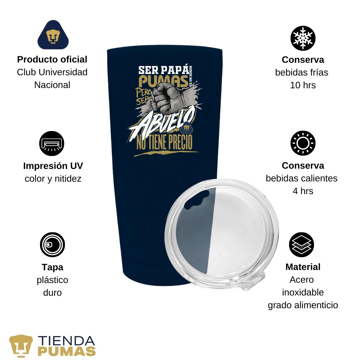 Termo 20 Oz Pumas UNAM Ser abuelo