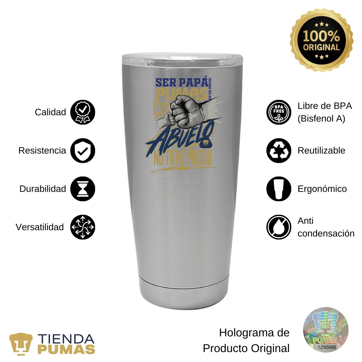 Termo 20 Oz Pumas UNAM Ser abuelo