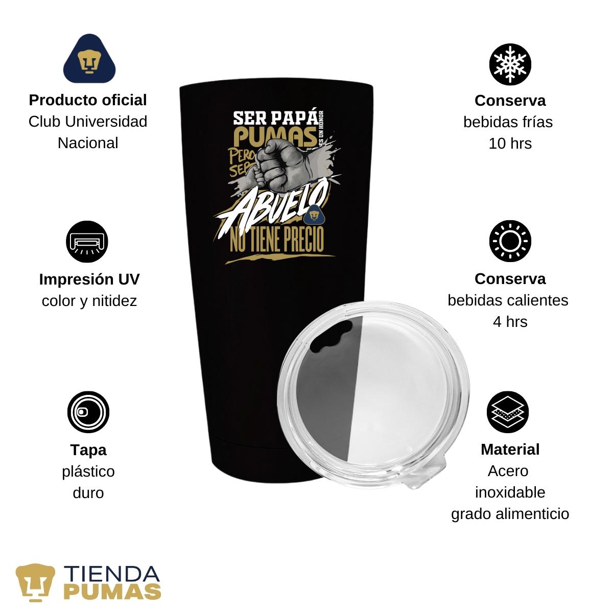 Termo 20 Oz Pumas UNAM Ser abuelo