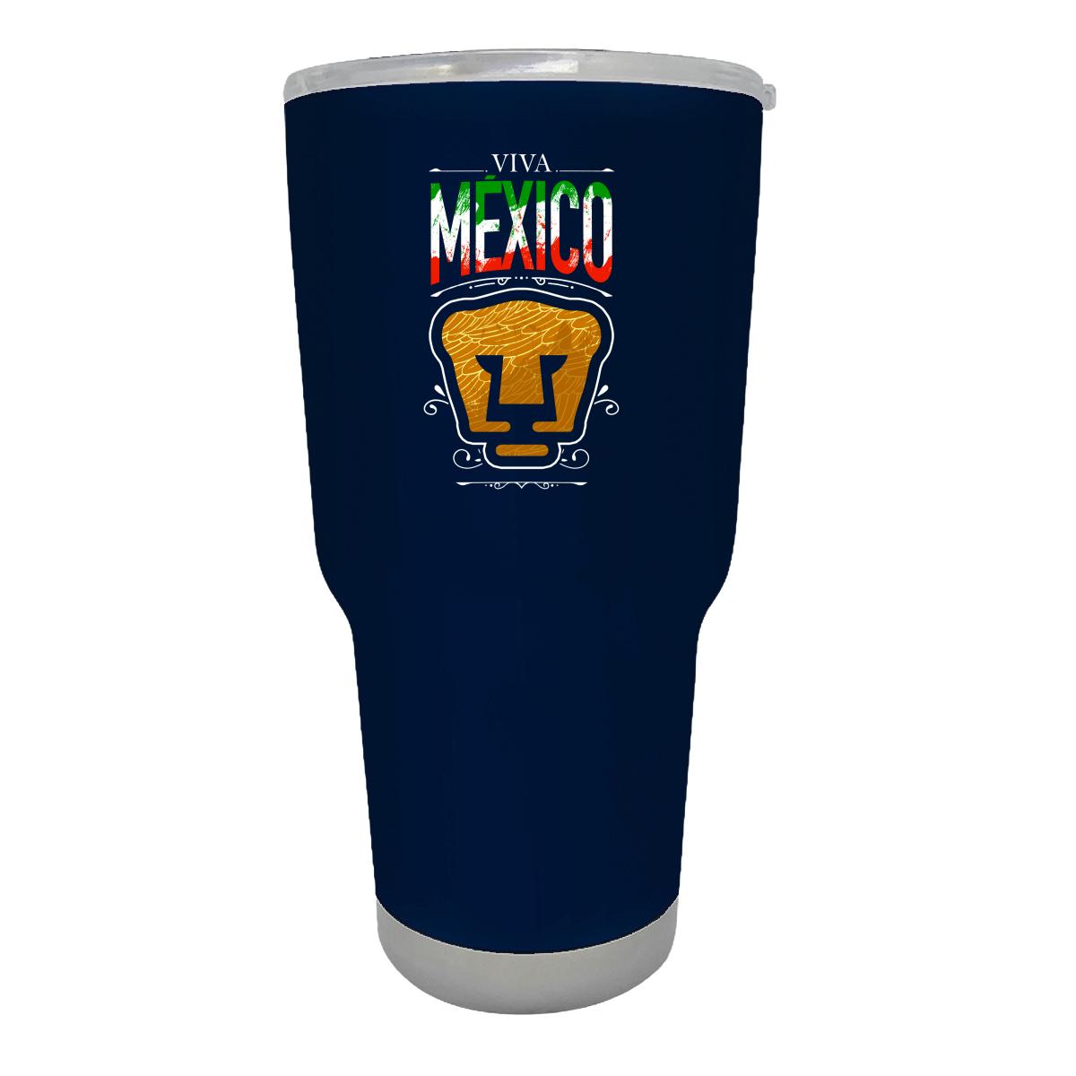 Termo 30 Oz Pumas UNAM Viva México Escudo