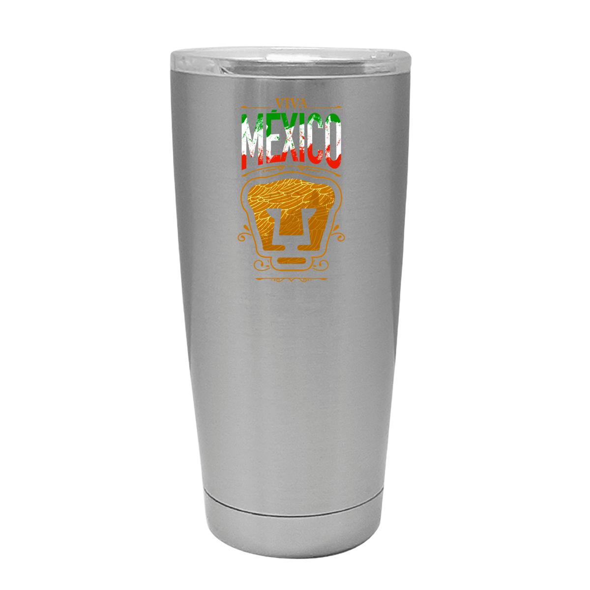 Termo 20 Oz Pumas UNAM Viva México Escudo