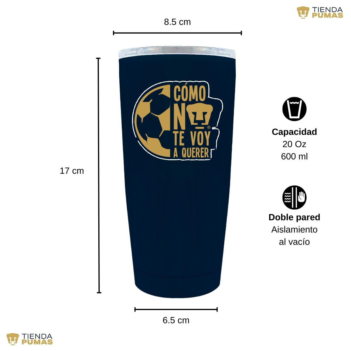 Termo 20 Oz Pumas UNAM Medio balón