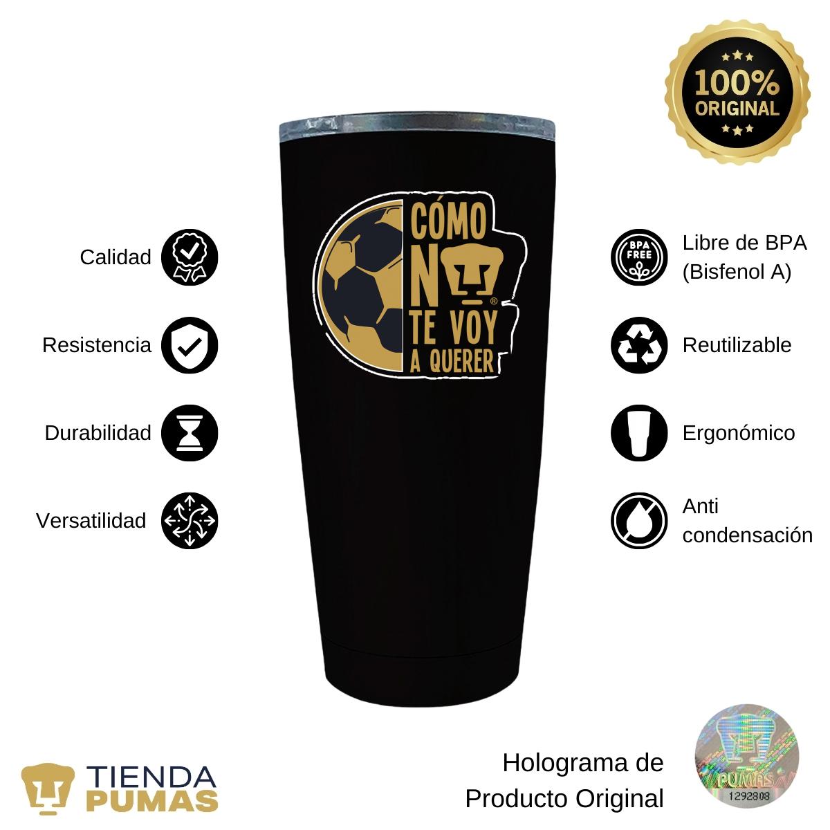 Termo 20 Oz Pumas UNAM Medio balón