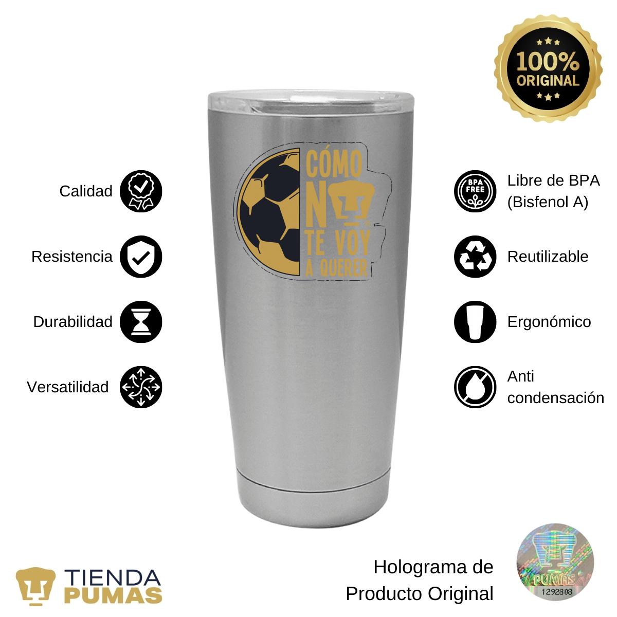 Termo 20 Oz Pumas UNAM Medio balón