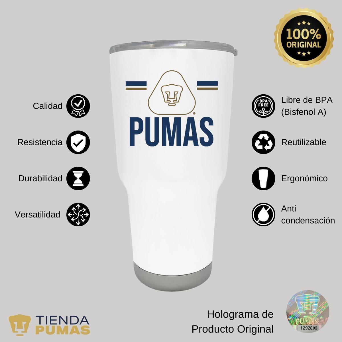 Termo 30 Oz Pumas UNAM Insignia