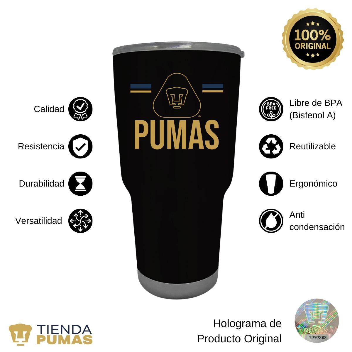 Termo 30 Oz Pumas UNAM Insignia