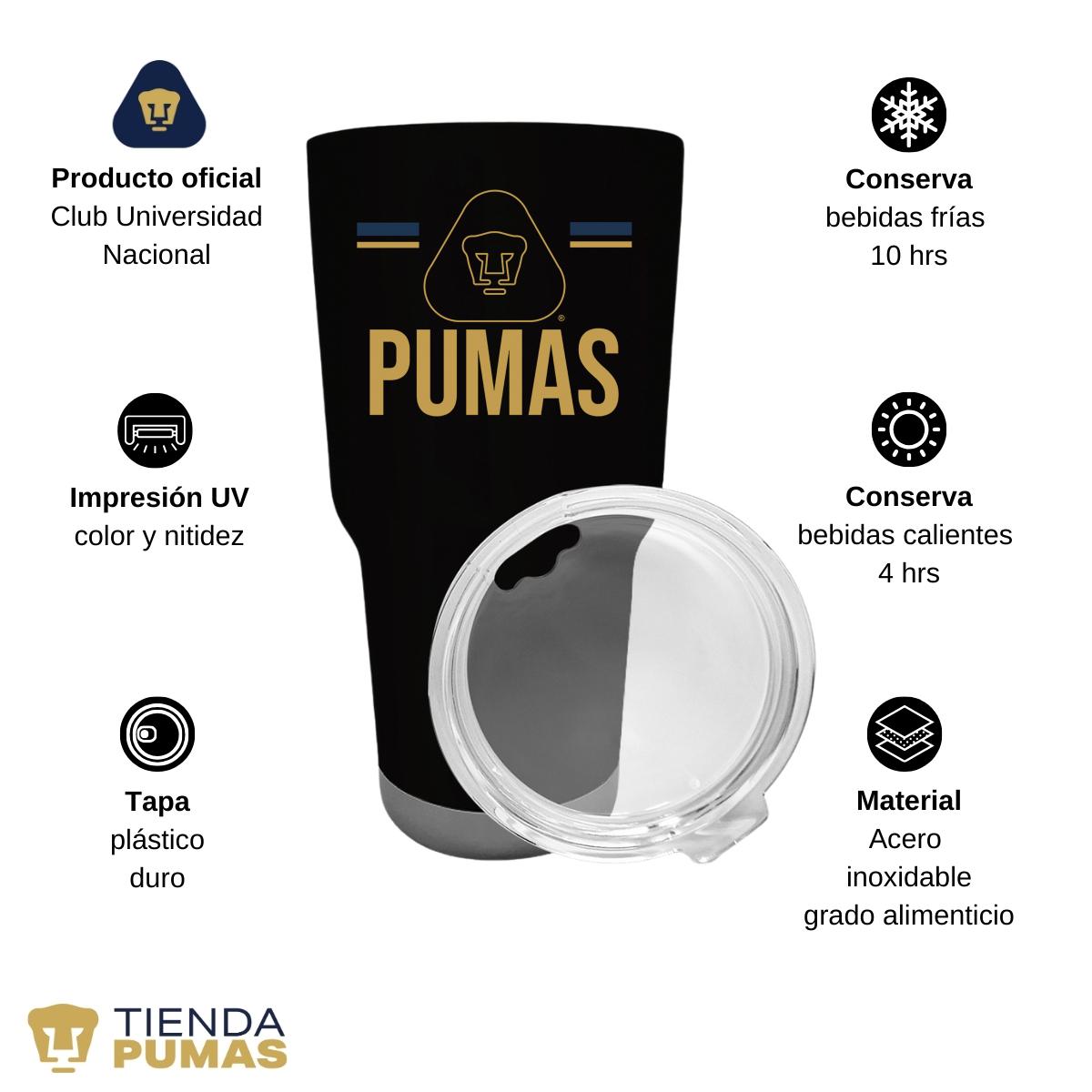 Termo 30 Oz Pumas UNAM Insignia