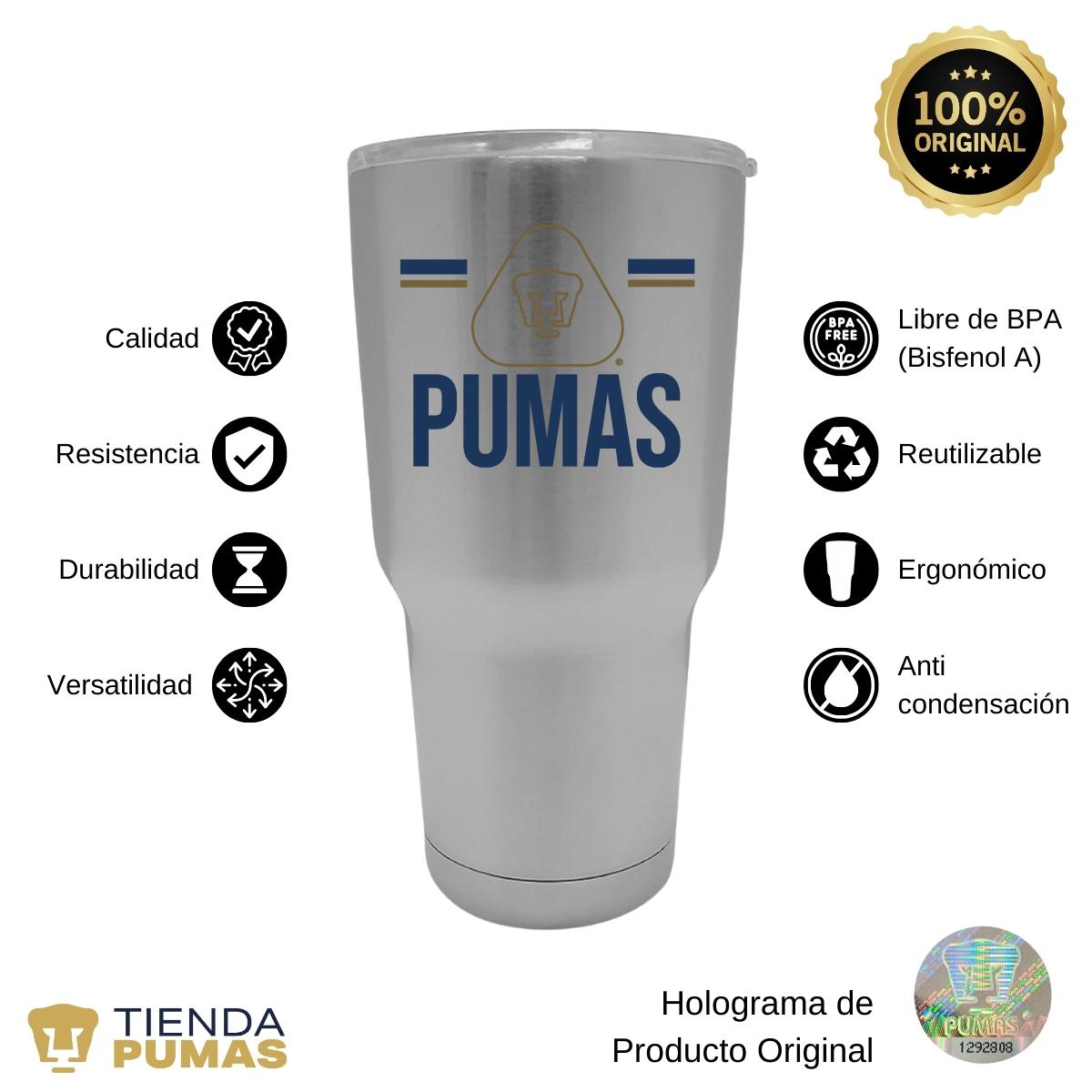 Termo 30 Oz Pumas UNAM Insignia