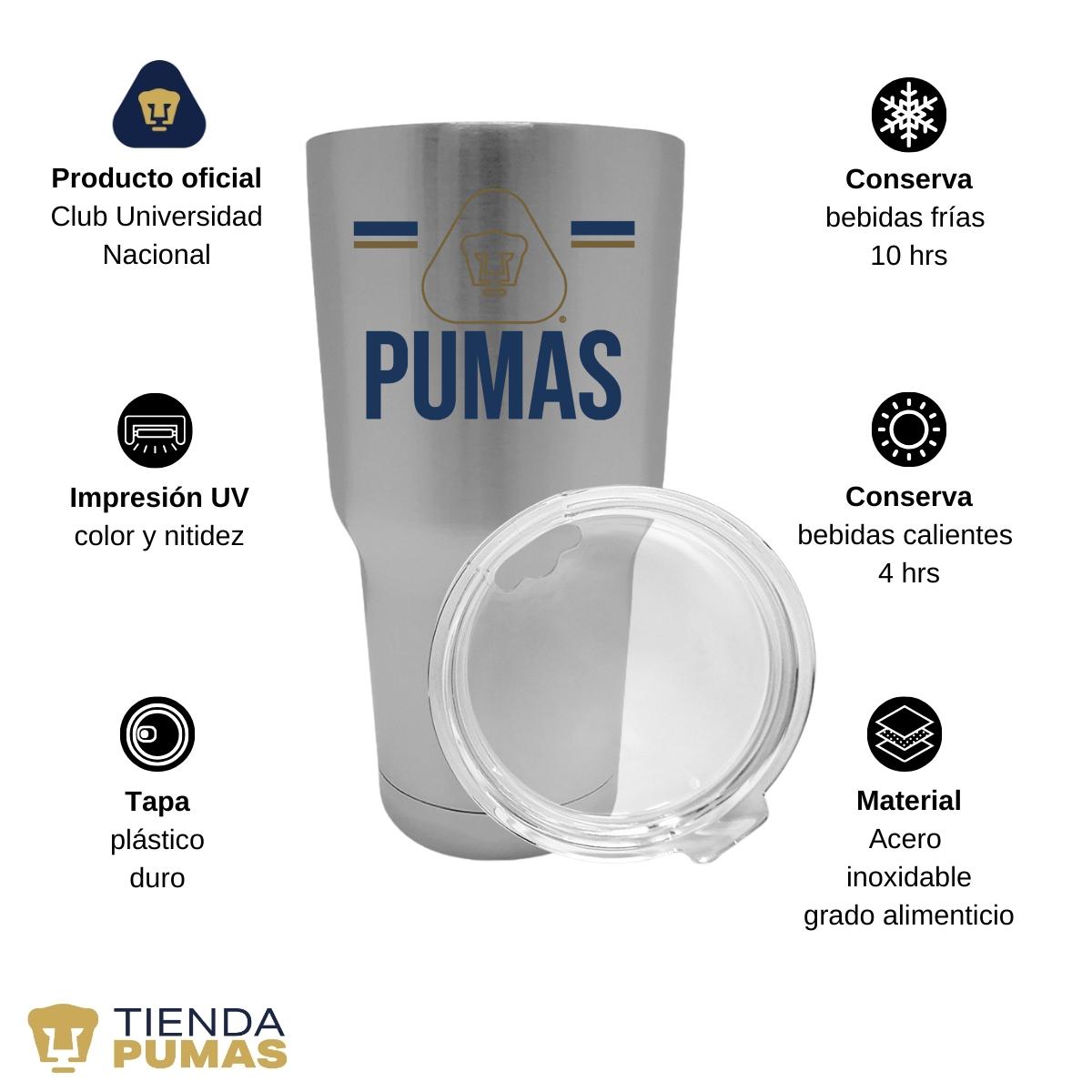 Termo 30 Oz Pumas UNAM Insignia