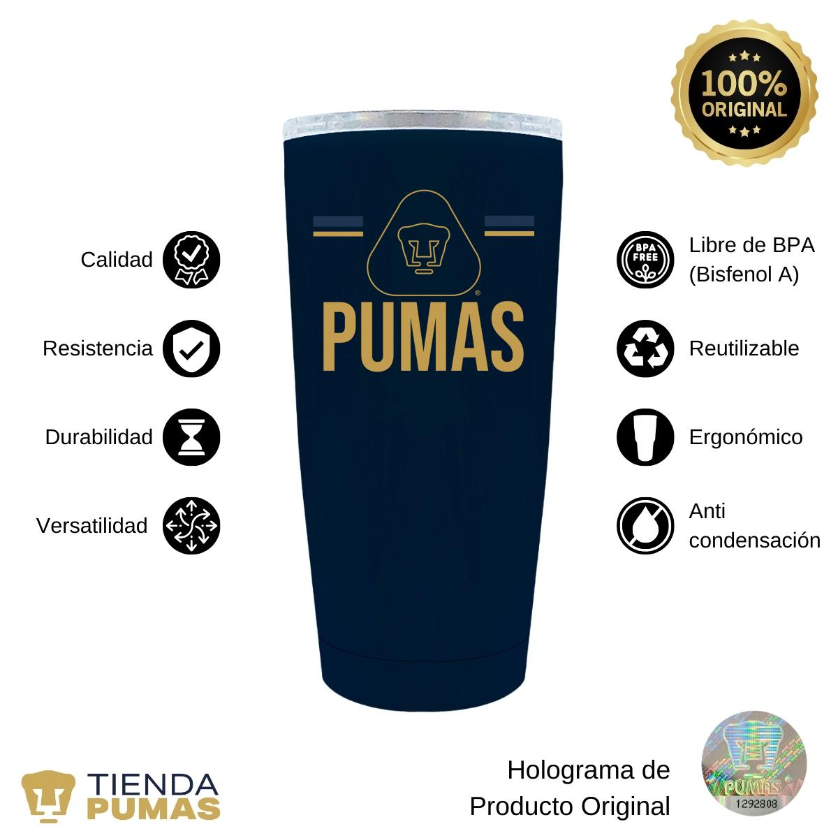 Termo 20 Oz Pumas UNAM Insignia