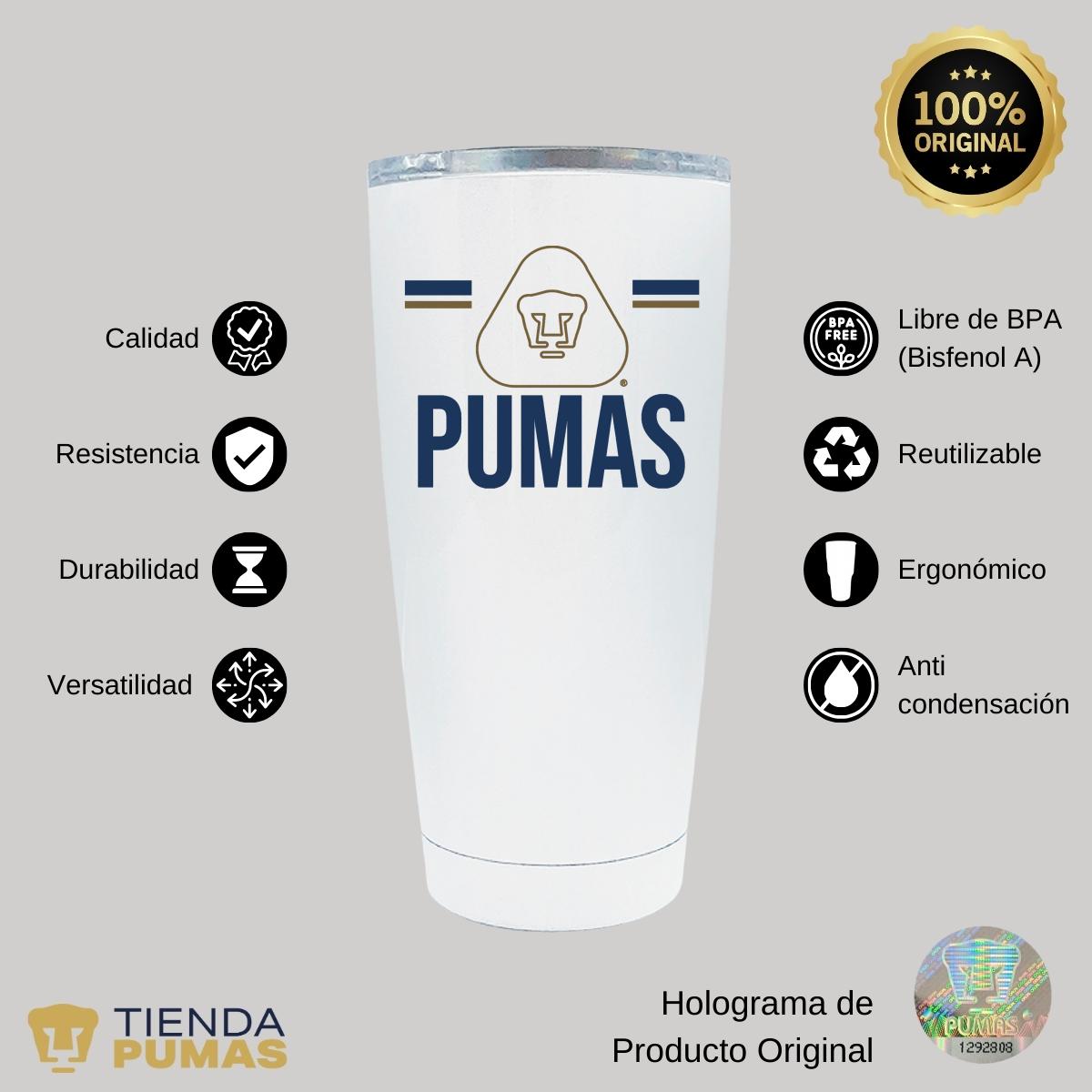 Termo 20 Oz Pumas UNAM Insignia