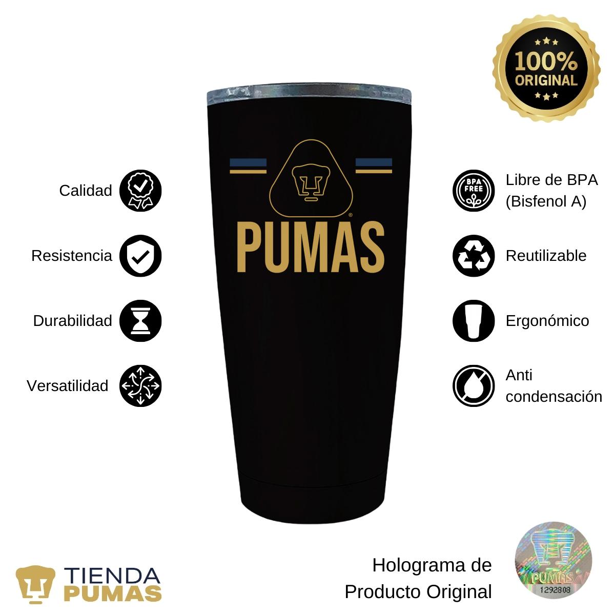 Termo 20 Oz Pumas UNAM Insignia