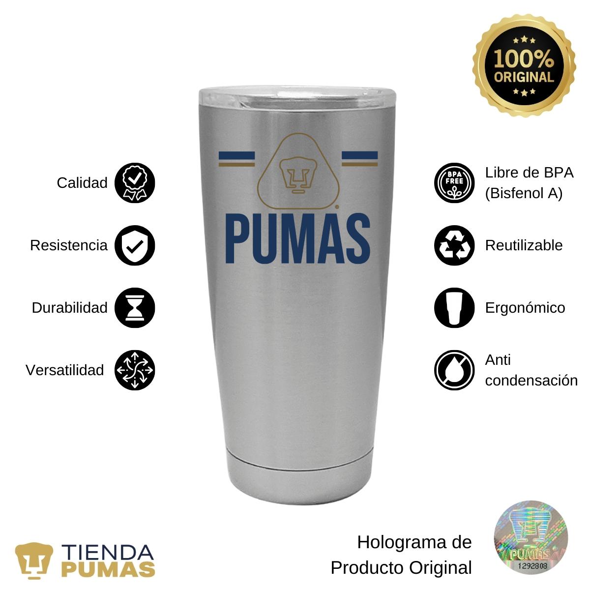 Termo 20 Oz Pumas UNAM Insignia