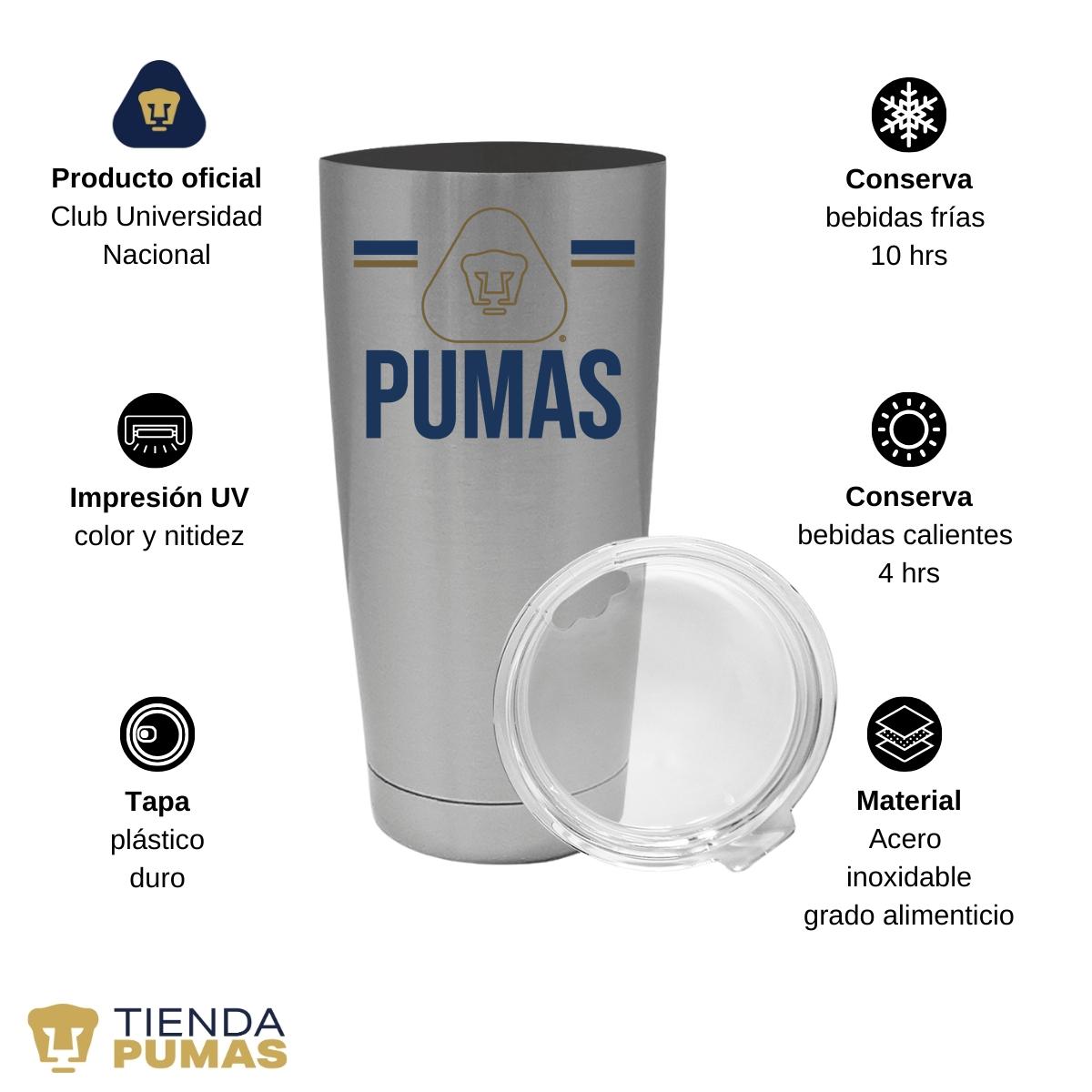 Termo 20 Oz Pumas UNAM Insignia