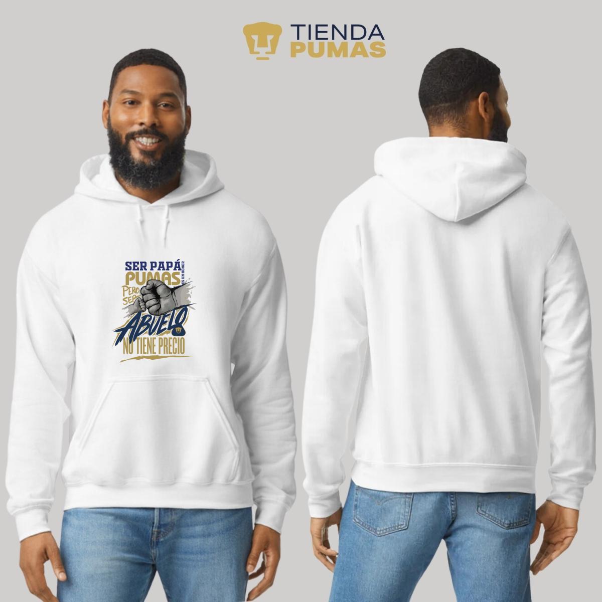 Sudadera Hombre Hoodie Pumas UNAM Ser abuelo