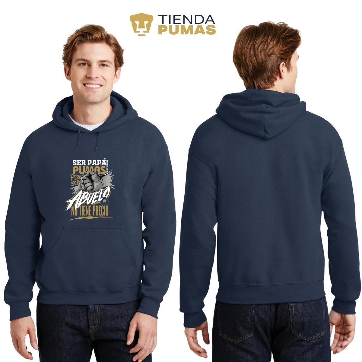 Sudadera Hombre Hoodie Pumas UNAM Ser abuelo