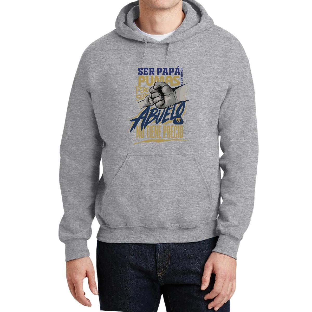 Sudadera Hombre Hoodie Pumas UNAM Ser abuelo