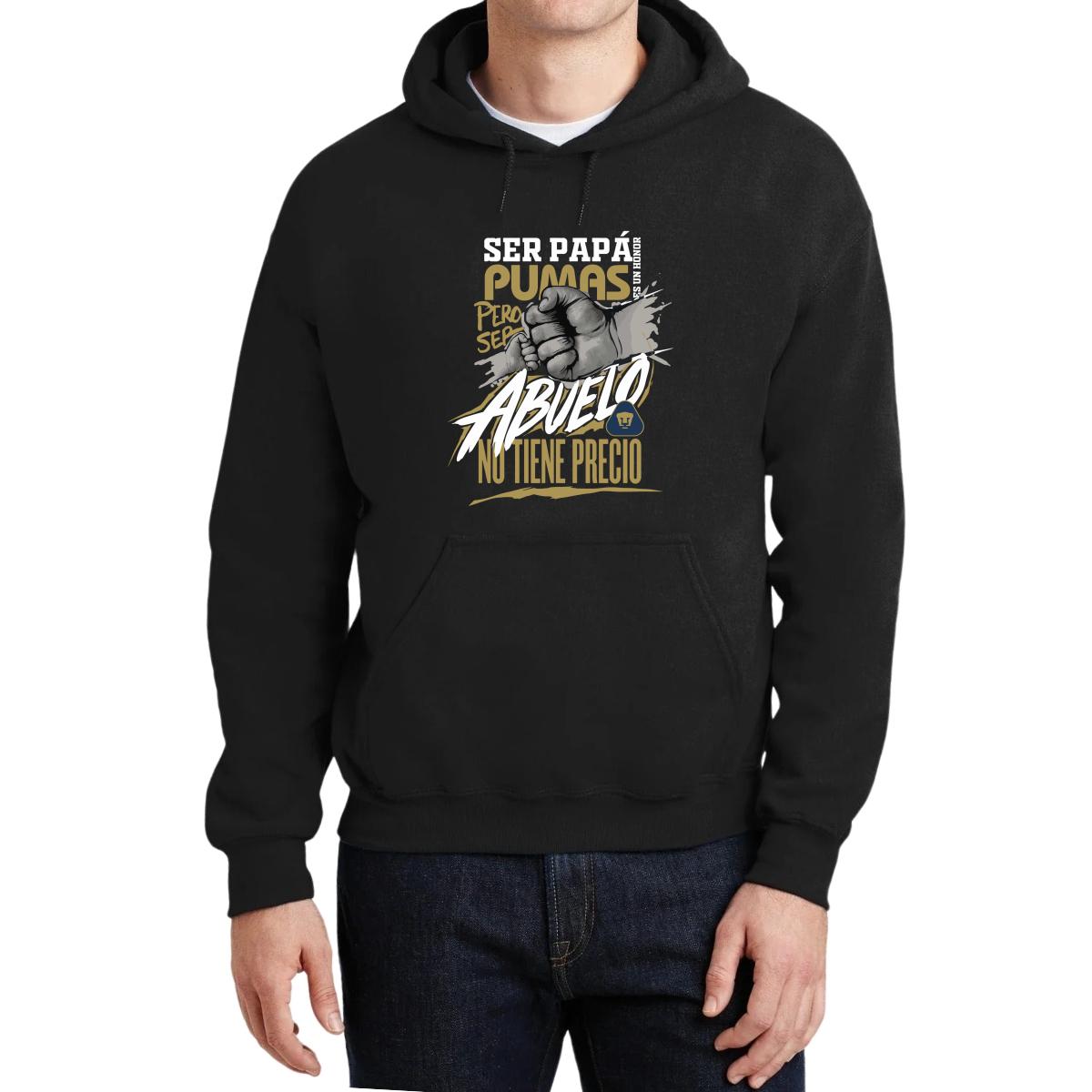 Sudadera Hombre Hoodie Pumas UNAM Ser abuelo