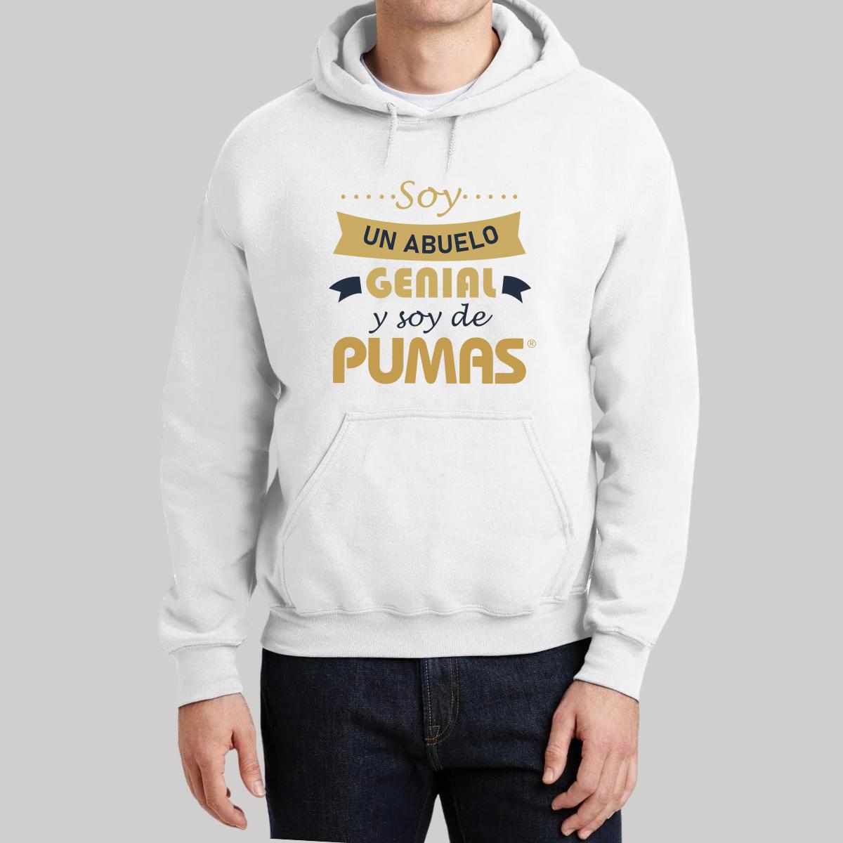 Sudadera Hombre Hoodie Pumas UNAM Soy abuelo