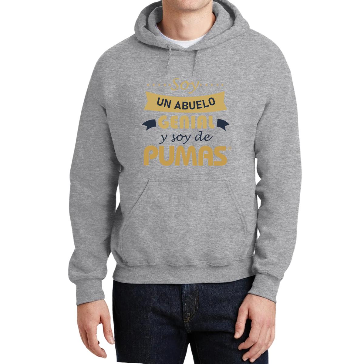 Sudadera Hombre Hoodie Pumas UNAM Soy abuelo