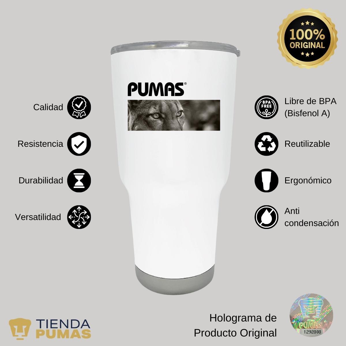 Termo 30 Oz Pumas UNAM Enfoque