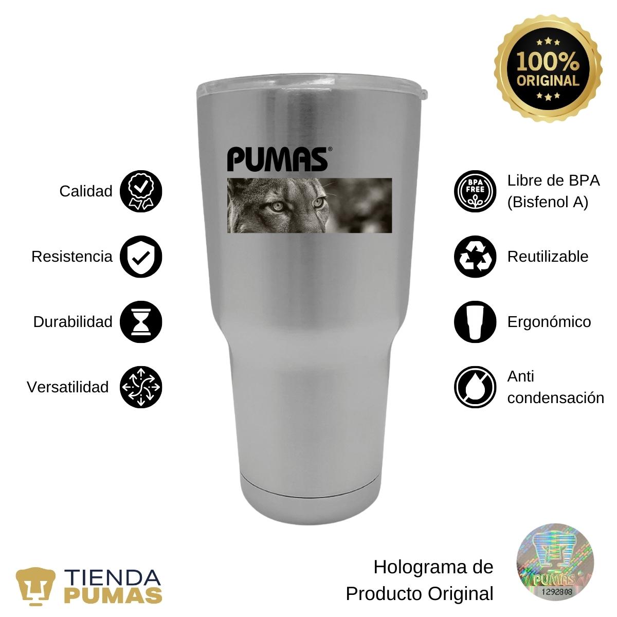 Termo 30 Oz Pumas UNAM Enfoque