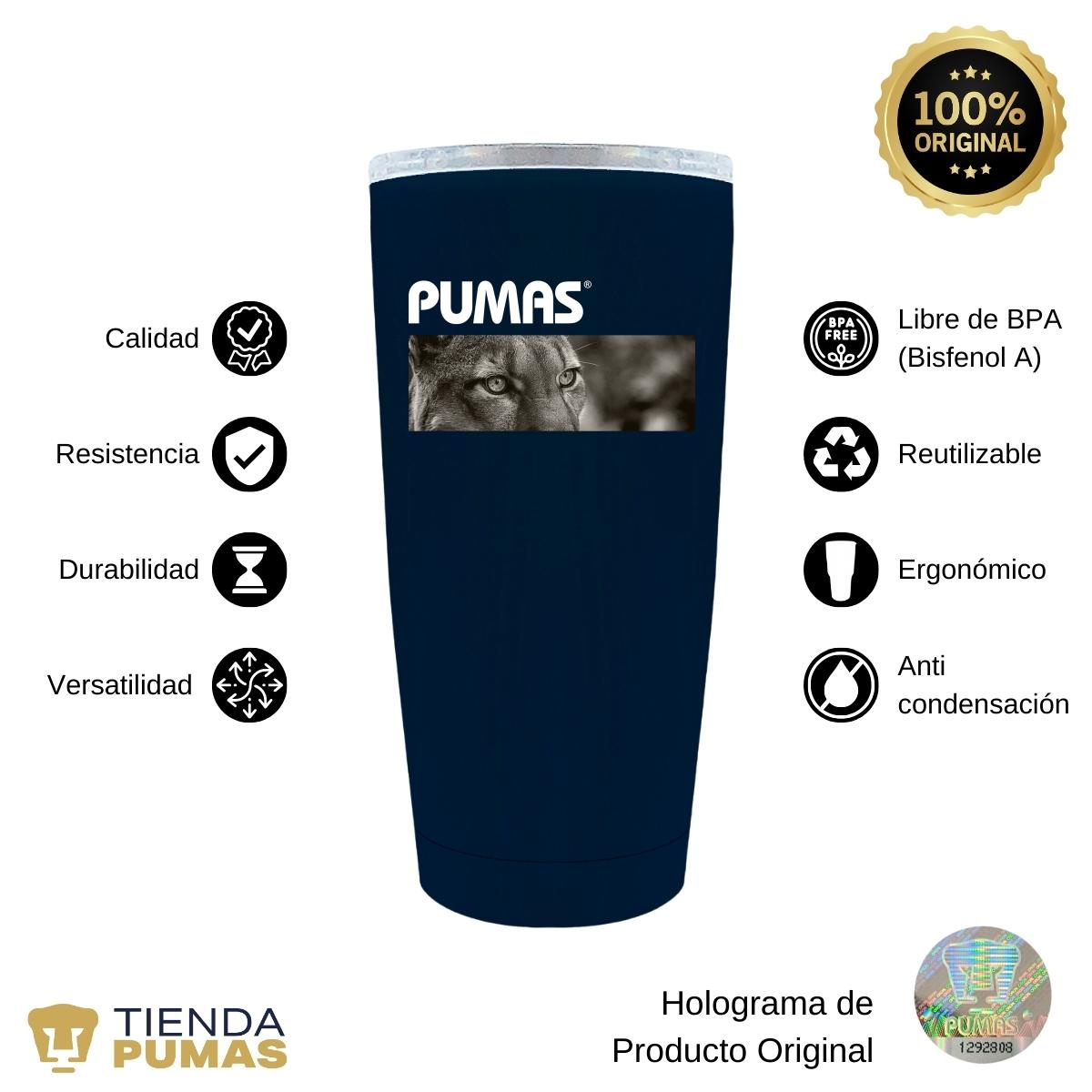 Termo 20 Oz Pumas UNAM Enfoque