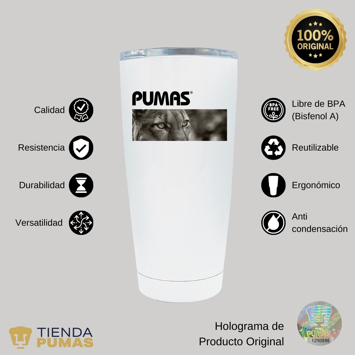 Termo 20 Oz Pumas UNAM Enfoque