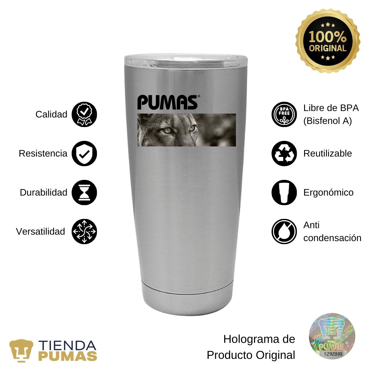 Termo 20 Oz Pumas UNAM Enfoque