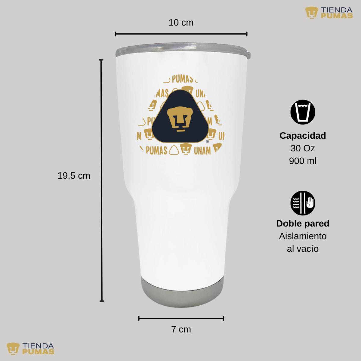 Termo 30 Oz Pumas UNAM Triangular