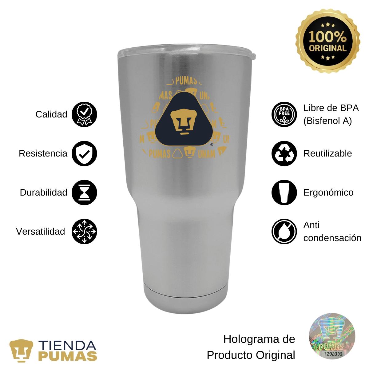 Termo 30 Oz Pumas UNAM Triangular