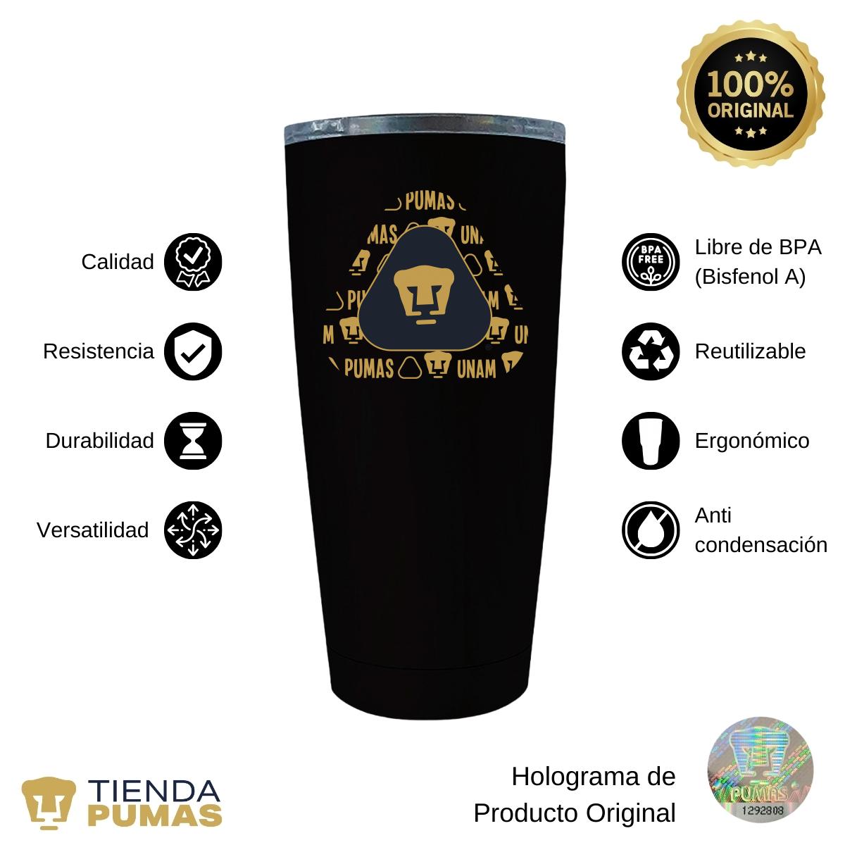 Termo 20 Oz Pumas UNAM Triangular