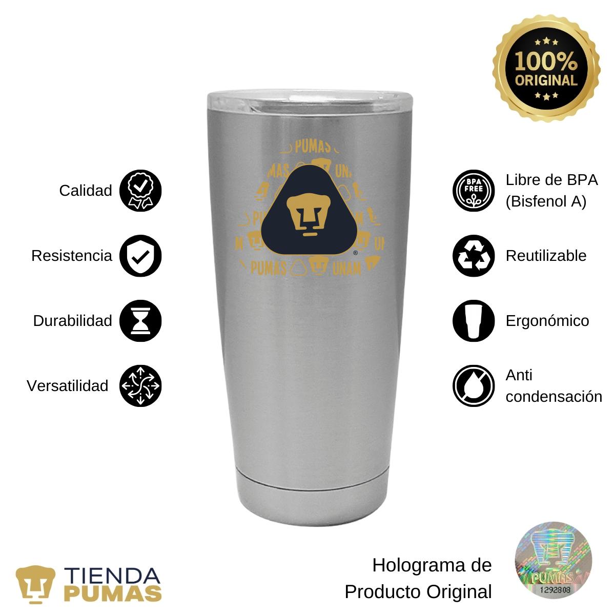 Termo 20 Oz Pumas UNAM Triangular