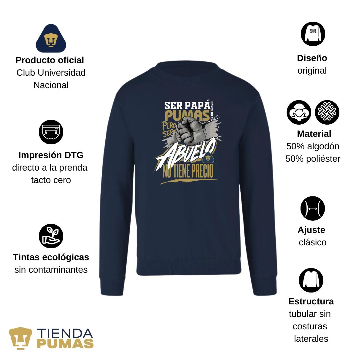 Sudadera Hombre Pumas UNAM Ser abuelo