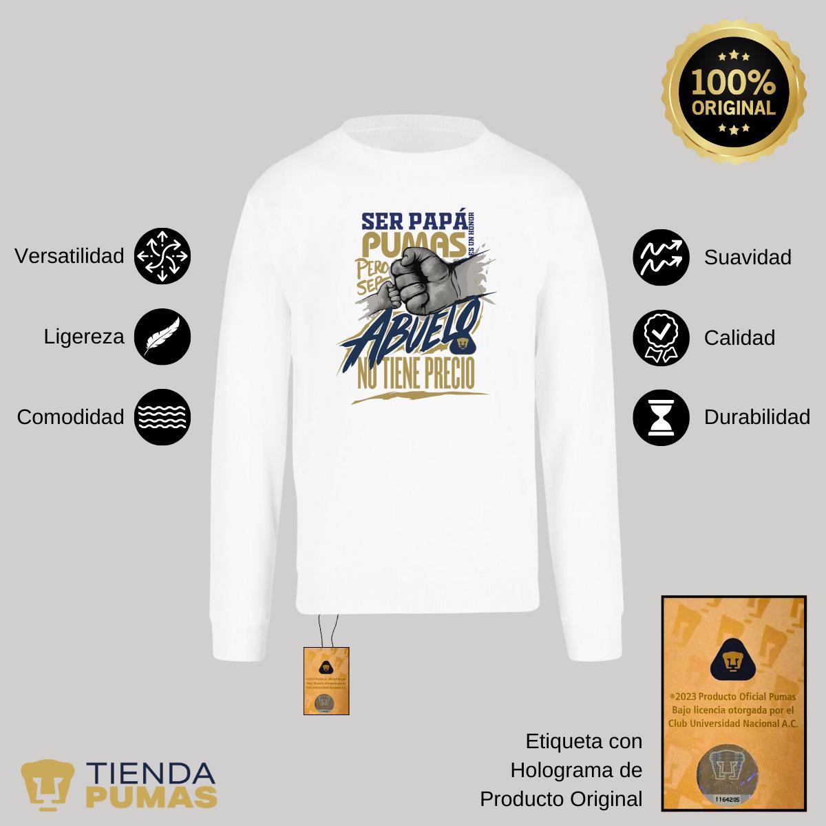 Sudadera Hombre Pumas UNAM Ser abuelo