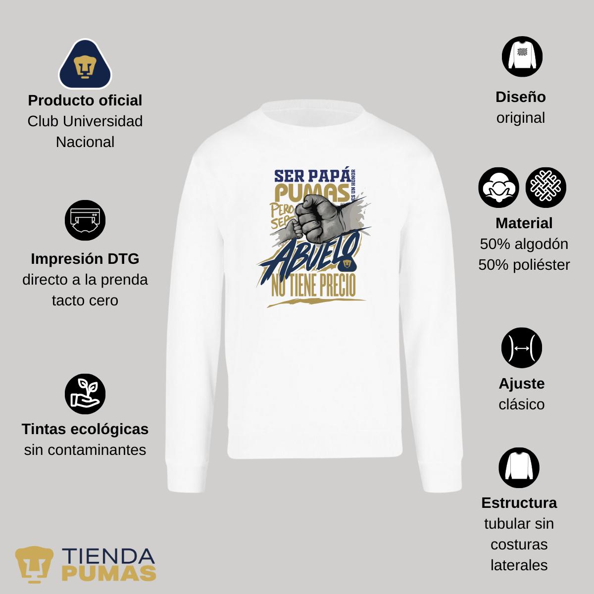 Sudadera Hombre Pumas UNAM Ser abuelo