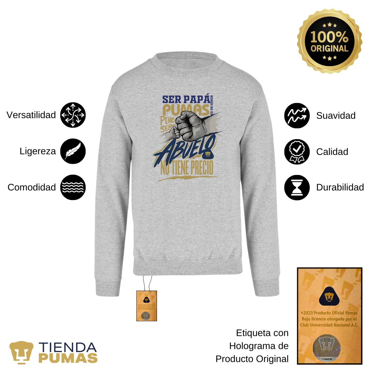 Sudadera Hombre Pumas UNAM Ser abuelo