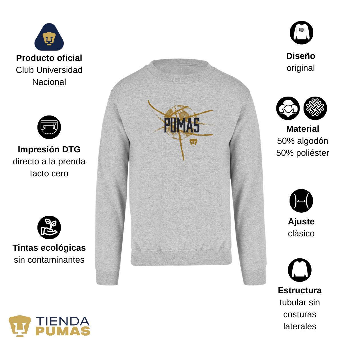 Sudadera Hombre Pumas UNAM Balón