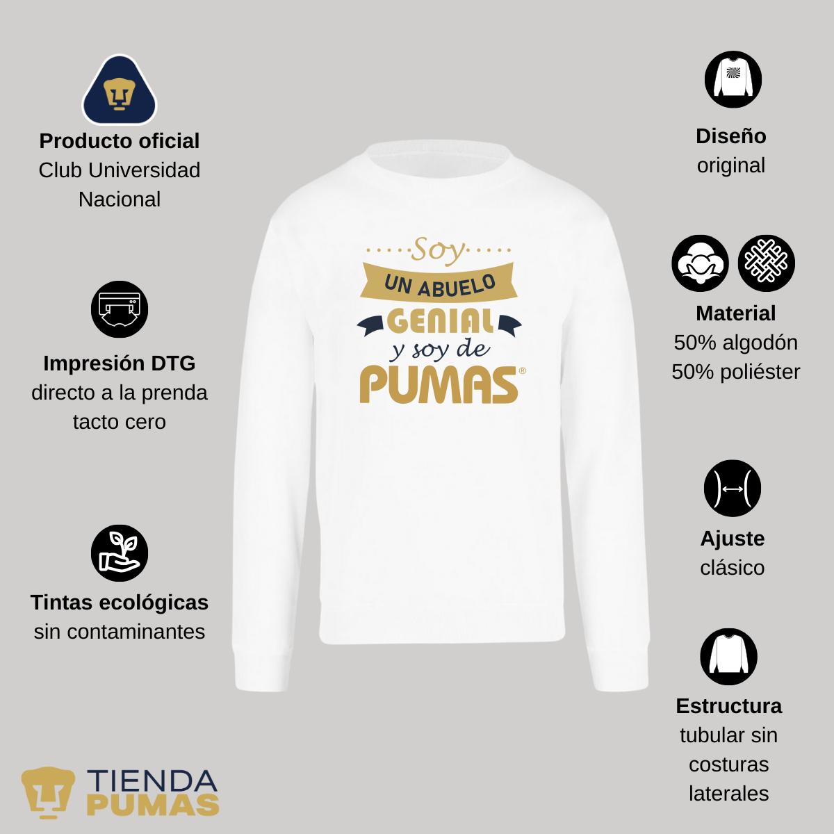 Sudadera Hombre Pumas UNAM Soy abuelo