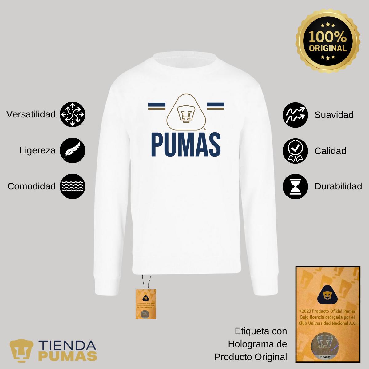 Sudadera Hombre Pumas UNAM Insignia