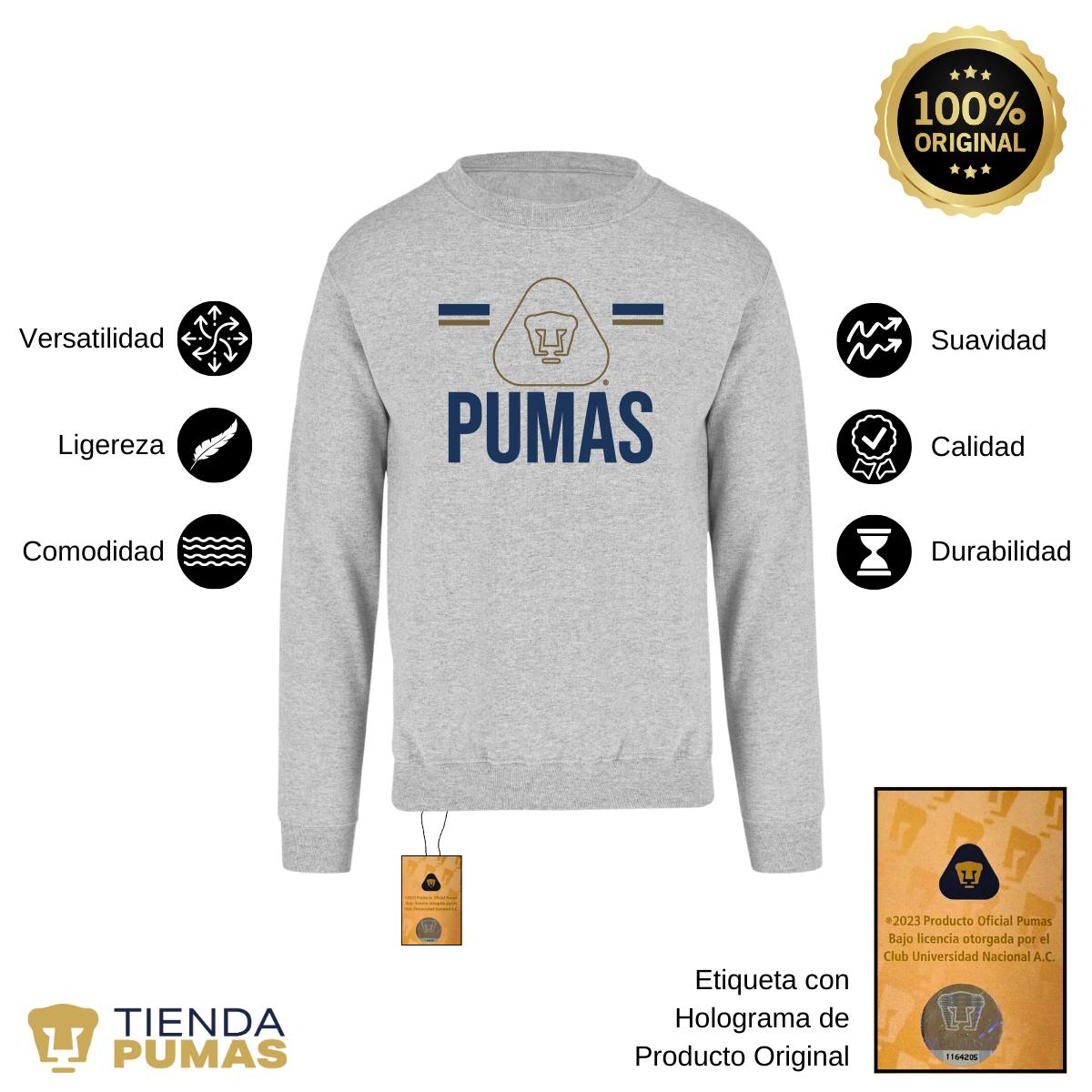 Sudadera Hombre Pumas UNAM Insignia