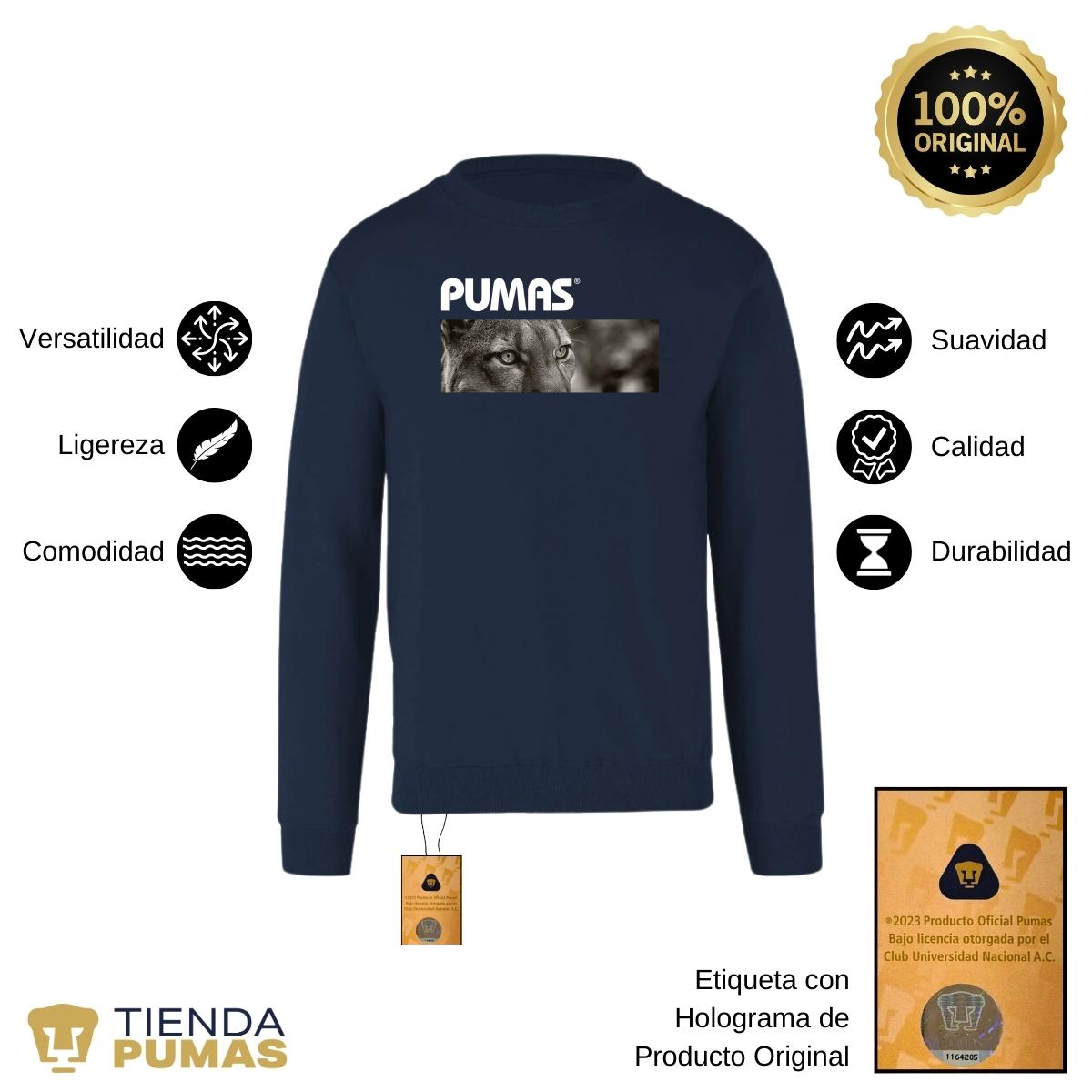 Sudadera Hombre Pumas UNAM Enfoque