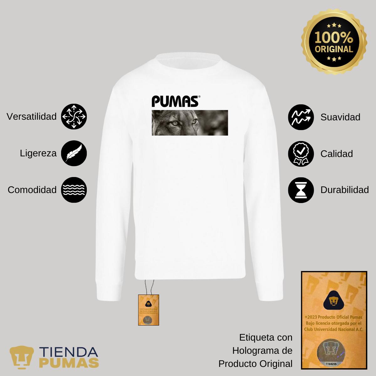 Sudadera Hombre Pumas UNAM Enfoque