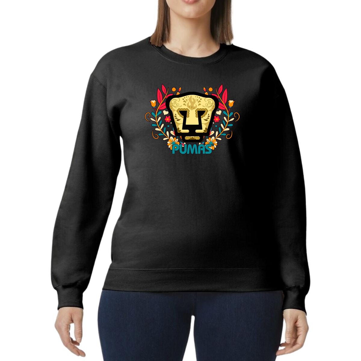 Sudadera Mujer Pumas UNAM Día de muertos