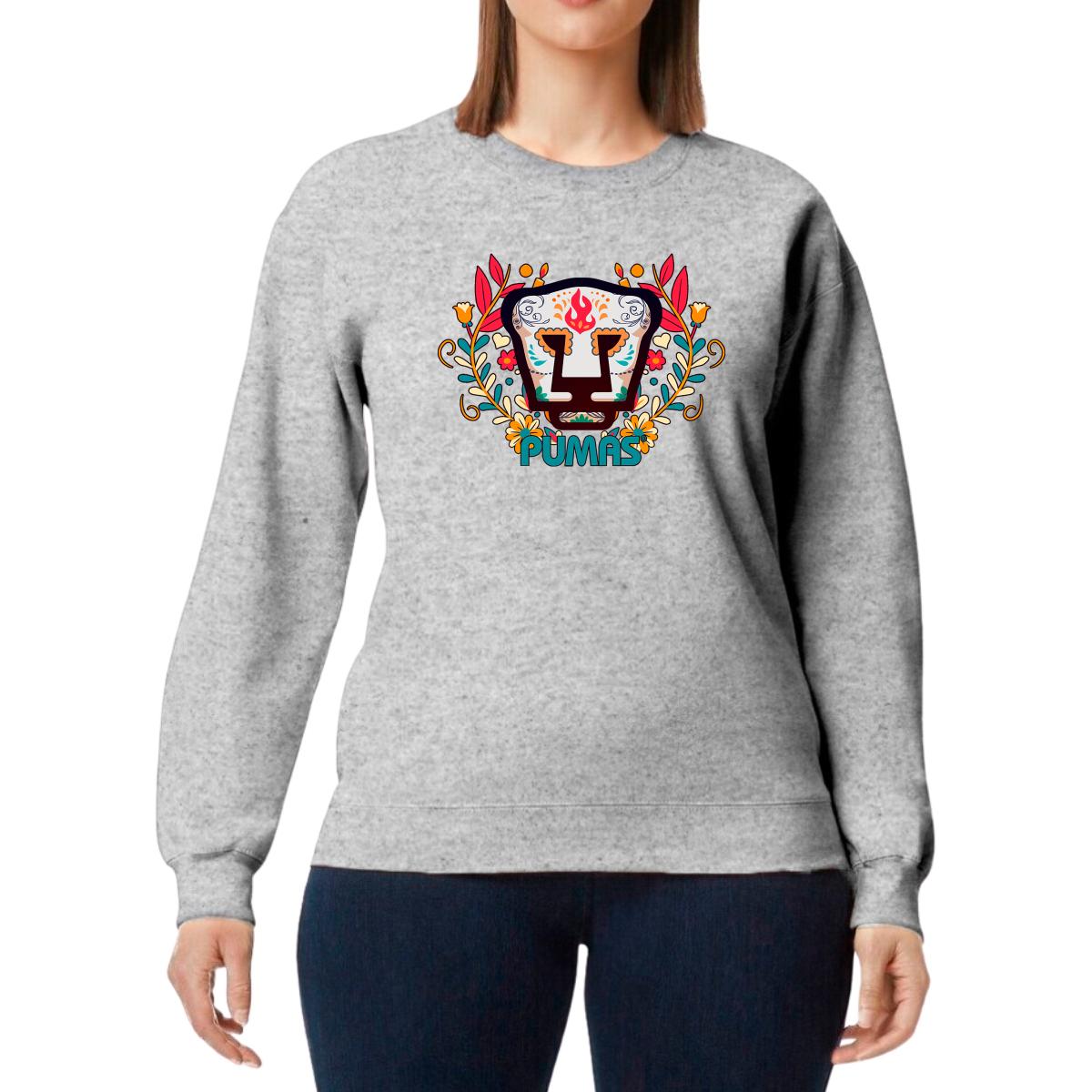 Sudadera Mujer Pumas UNAM Día de muertos