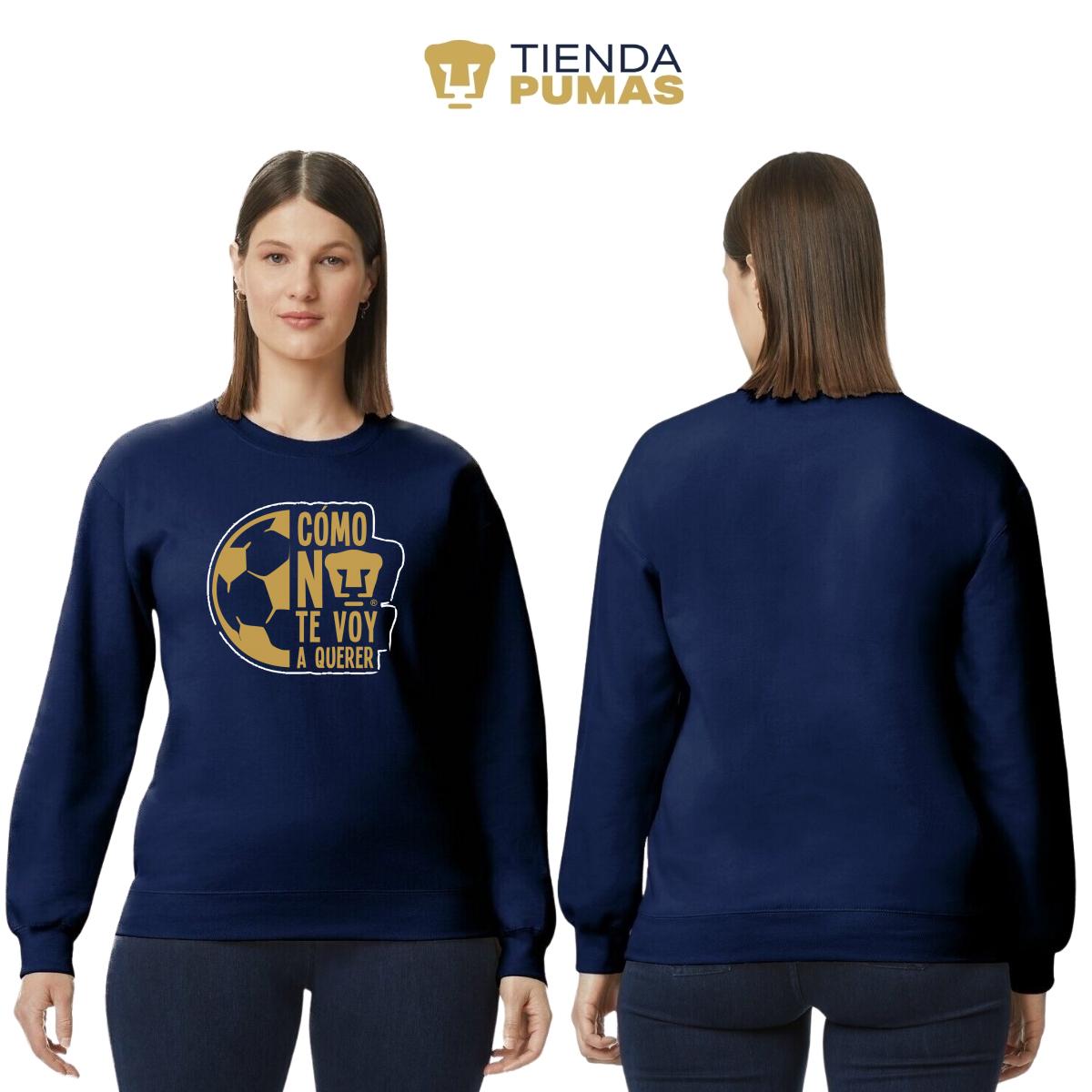 Sudadera Mujer Pumas UNAM Medio balón